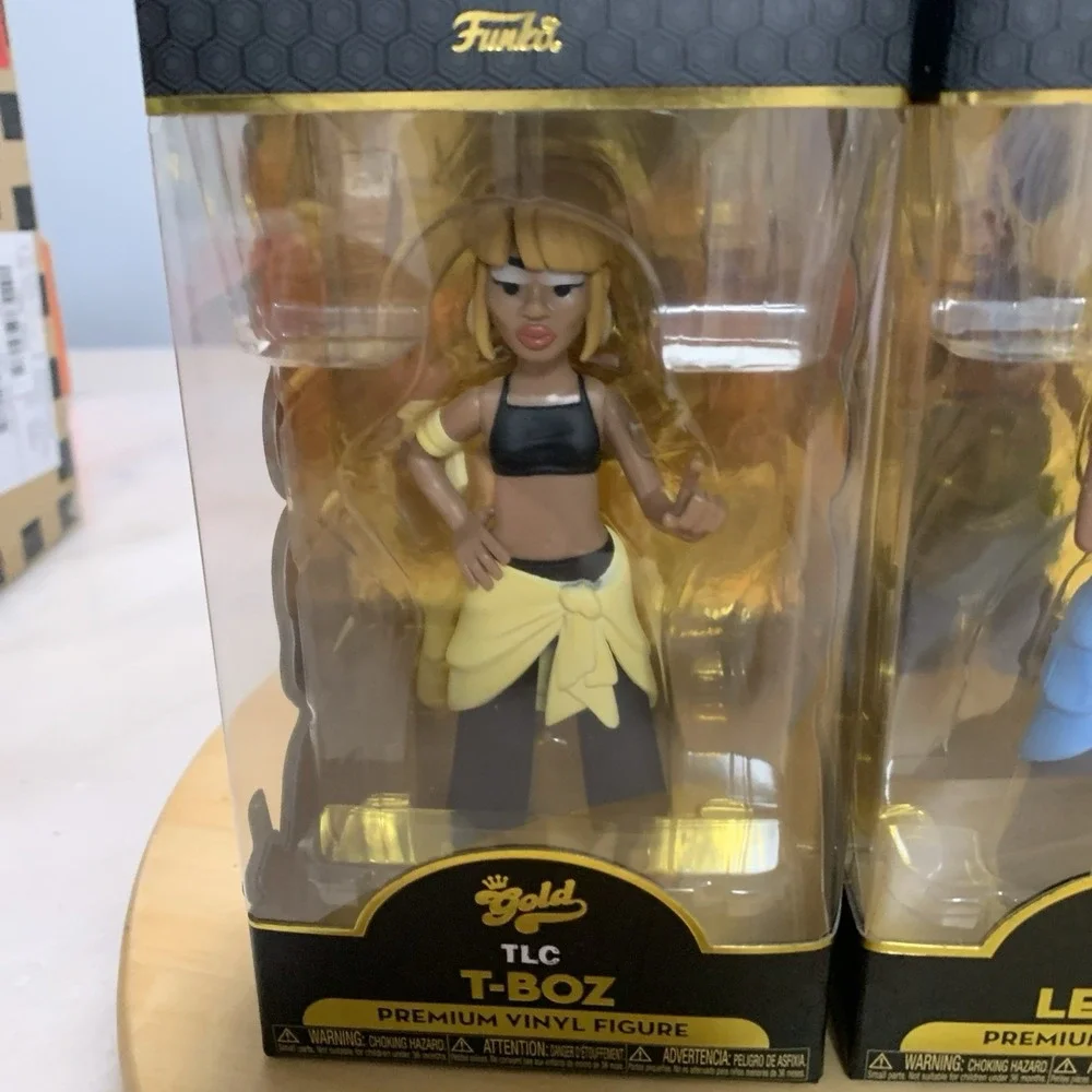 TLC Funko Gold (Waterfalls T-Boz Lisa Lopes Left Eye Chilli) NEW IN BOX